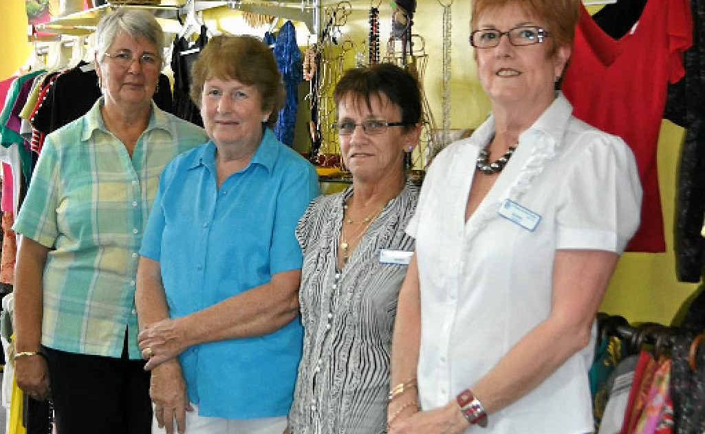 St Vincent de Paul volunteers Verna Heffler, Janette Reeves, Henny Hair and Bernie Hayter are more than happy to lend a hand. St Vincent de Paul volunteers Verna Heffler, Janette Reeves, Henny Hair and Bernie Hayter are more than happy to lend a hand.